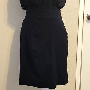 Banana Republic black pencil skirt